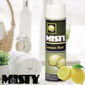 Cleaning & Janitorial Supplies | Misty 1001842 10 oz. Aerosol Spray Handheld Air Deodorizer - Lemon Peel (12/Carton) image number 2
