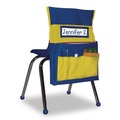 Office Chairs | Carson-Dellosa 158036 15 in. x 1.5 in. x 19 in. Fabric Chairback Buddy for Student Chairs - Medium, Blue/Yellow image number 0