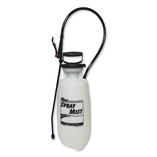 Safety Equipment | TOLCO 150013 3 gal. 0.63 in. x 28 in. Hose Chemical Resistant Tank Sprayer - White image number 0