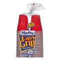 Cutlery | Hefty PAC C20950 Easy Grip Disposable Plastic 9 oz. Party Cups - Red (50/Pack, 12 Packs/Carton) image number 2
