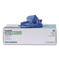 Disposable Gloves | Boardwalk 380MBXA 4 mil Disposable General-Purpose Nitrile Gloves - Medium, Blue (100/Box) image number 4