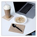 Cutlery | Boardwalk BWKSOUPHWPSBLA Heavyweight Polystyrene Soup Spoons - Black (1000/Carton) image number 4