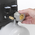 Portable Air Compressors | Quipall 2-.33 1/3 HP 2 Gallon Oil-Free Hotdog Air Compressor image number 3