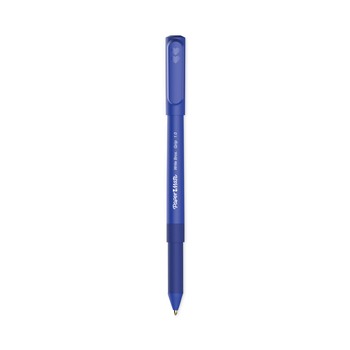 Paper Mate Medium 1 mm Write Bros. Stick Grip Ballpoint Pen - Blue Ink/Barrel (1-Dozen)