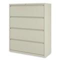  | Alera 25508 42 in. x 18.63 in. x 52.5 in. 4 Legal/Letter Size Lateral File Drawers - Putty image number 2