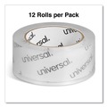Office Jansan | Universal UNV66100 3 in. Core 1.88 in. x 109 yds. Deluxe General-Purpose Acrylic Box Sealing Tape - Clear (12/Pack) image number 3