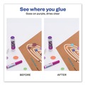 Office Jansan | Avery 00226 1.27 oz Permanent Glue Stic - Applies Purple, Dries Clear image number 1
