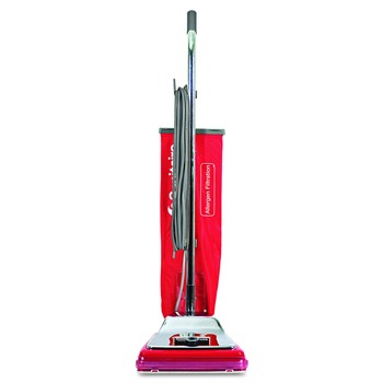 Sanitaire TRADITION 12 in. Cleaning Path Upright Vacuum - Chrome/Red