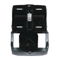 Paper Towels and Napkins | Boardwalk WP98053 Boardwalk Xtra 11.13 in. x 7.38 in. x 8.88 in. 2-Roll Controlled Bath Tissue Dispenser - Translucent Black (1/Carton) image number 4