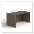Office Desks & Workstations | Alera AE1NNN-TDM3060 TOM 60 in. x 30 in. x 29 in. Seville Series Desk Shell - Walnut image number 5