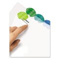 Office Jansan | Avery 11201 11 in. x 8.5 in. 8-Tab Insertable Style Edge Tab Plastic Dividers - Translucent (1-Set) image number 3