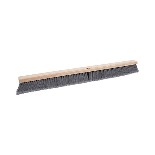Cleaning & Janitorial Supplies | Boardwalk BWK20436 36 in. Floor Brush Head 3 in. Gray Flagged Polypropylene Bristles image number 0
