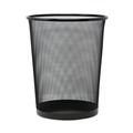 Trash Cans | Universal UNV20008 18-Quart Steel Mesh Wastebasket - Black image number 0