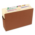 Office Jansan | Smead 74805 3.5 in. Expansion Redrope Drop Front File Pockets - Legal, Redrope (50/Box) image number 2