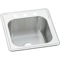 Kitchen Sinks | Elkay ESE2020103 Celebrity 20 in. x 20 in. x 10-1/8 in. Single Bowl Top Mount Laundry Sink (Stainless Steel) image number 0
