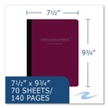 Notebooks & Pads | Roaring Spring 77290 9.75 in. x 7.5 in. Sheets Poly Flex Composition Notebook - Randomly Assorted Cover Colors (24/Carton) image number 6