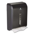 Bulk Savings Pricing 2 | Georgia Pacific Professional 56650A 12.3 in. x 6 in. x 15.5 in. Dispenser for Combi-fold C-Fold/Multifold/BigFold Towels - Black (1/Carton) image number 2