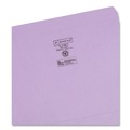 Office Jansan | Smead 12410 Colored File Folders with Reinforced Top Straight Tabs - Letter, Lavender (100/Box) image number 2