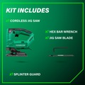 Jig Saws | Metabo HPT CJ18DAQ4M 18V Lithium-Ion Cordless Jig Saw (Tool Only) image number 1
