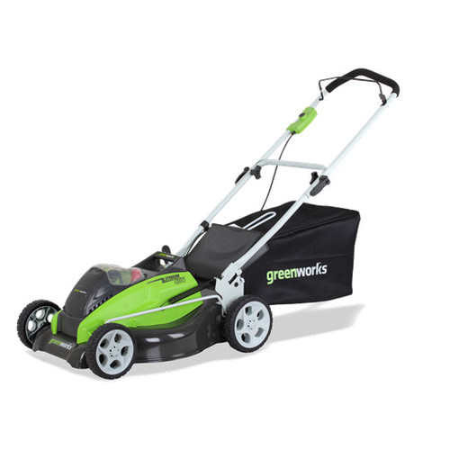 Greenworks 25223 40V G-MAX Cordless Lithium-Ion 19 in. 3-in-1 Lawn Mower image number 0