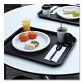 Cutlery | Boardwalk BWKTSHWPPBIW Heavyweight Wrapped Polypropylene Teapoons - Black (1000/Carton) image number 6