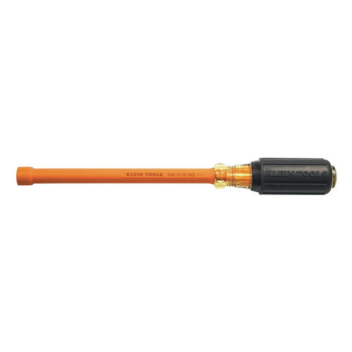 Nut Drivers | Klein Tools 646-5/16-INS Insulated 5/16 in. Nut Driver with 6 in. Hollow Shaft image number 0