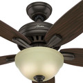 Ceiling Fans | Hunter 53311 52 in. Newsome Premier Bronze Ceiling Fan with Light image number 6