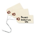 Office Jansan | Avery 12608 6.25 in. x 3.13 in. 11.5 pt Stock Double Wired Shipping Tags - Manila (1000/Box) image number 1