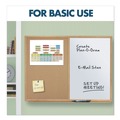 Office Jansan | Quartet S553 Bulletin/dry-Erase Board, Melamine/cork, 36 X 24, White/brown, Oak Finish Frame image number 4