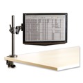 Office Jansan | Fellowes Mfg Co. 8041601 Professional Series 360 Degree Rotation 37 Degree Tilt Pan Supports 24 lbs. Depth Adjustable Monitor Arm - Black image number 2