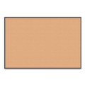 Office & Office Supplies | U Brands 2882U00-01 72 in. x 48 in. Cork Bulletin Board - Tan Surface/Black Aluminum Frame image number 0