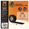Office & Office Supplies | Gorilla Glue 102441 1 in. x 120 in. Holds Up to 60 lbs. (1 lb. per 2 in.) Heavy-Duty Permanent Mounting Tape - Black (1-Roll) image number 3