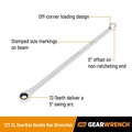 New Year New Savings! Save $25 off $150 | GearWrench 85988 12-Piece 12-Point Metric XL GearBox Double Box Ratcheting Wrench Set image number 14