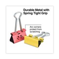Office Jansan | Universal UNV31031 Emoji Themed Binder Clips with Storage Tub - Medium, Assorted (42/Pack) image number 3