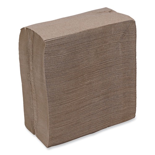 Paper Towels and Napkins | Boardwalk BWK8303K Kraft Tall Fold 1-Ply 13 in. x 6 in. Dispenser Napkins (20-Pack/Carton 500-Sheet/Pack) image number 0