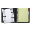 Office Jansan | Avery 11109 11 in. x 8.5 in. 5-Tab Double-Sided Gold Edge Reinforcing Buff Insertable Big Tab Dividers - Assorted (1-Set) image number 2