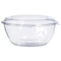 Bowls and Plates | Dart CTR64BD 8.9 in. x 4 in. 64 oz. Tamper-Resistant/Evident Dome Lid Bowls - Clear (100/Carton) image number 0
