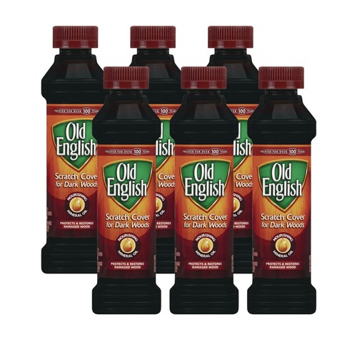 Percentage Off | OLD ENGLISH 62338-75144 8 oz. Bottle Furniture Scratch Cover For Dark Woods (6/Carton) image number 0