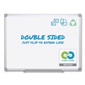  | MasterVision MA2700790 72 in. x 48 in. Reversible Earth Silver Easy-Clean Dry Erase Board - White Surface/Silver Aluminum Frame image number 4