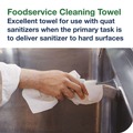 Food Service | Tork 192197 1-Ply 5 x 10.75 Foodservice Cleaning Towel - White (1/Carton) image number 4