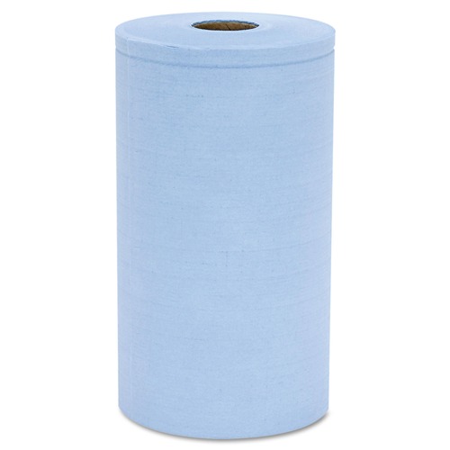 Office Jansan | HOSPECO M-C2375BH 9.75 in. x 275 ft. 4-Ply Prism Scrim Reinforced Wipers - Unscented/Blue (6/Carton) image number 0