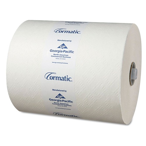 Paper Towels and Napkins | Georgia Pacific Professional 2930P 8-1/4 in. x 700 ft. Hardwound Roll Towels - White (6-Piece/Carton) image number 0