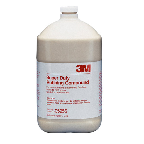  | 3M 5955 Super Duty Rubbing Compound 1 Gallon image number 0