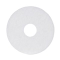 Cleaning Cloths | Boardwalk BWK4012WHI 12 in. Diameter Polishing Floor Pads - White (5/Carton) image number 0