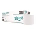 Cleaning Cloths | Windsoft WIN1420B 7.3 in. x 15 in. Center-Flow Perforated Paper Towel Roll - White (6 Rolls/Carton) image number 0