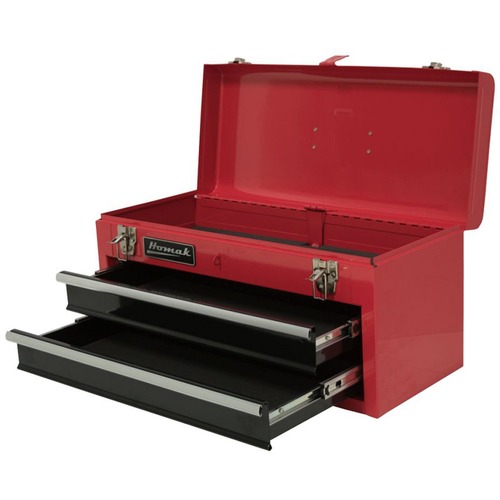 Nothing Over $99 Sale! | Homak RD01022001 20 in. 2-Drawer Toolbox - Red image number 0