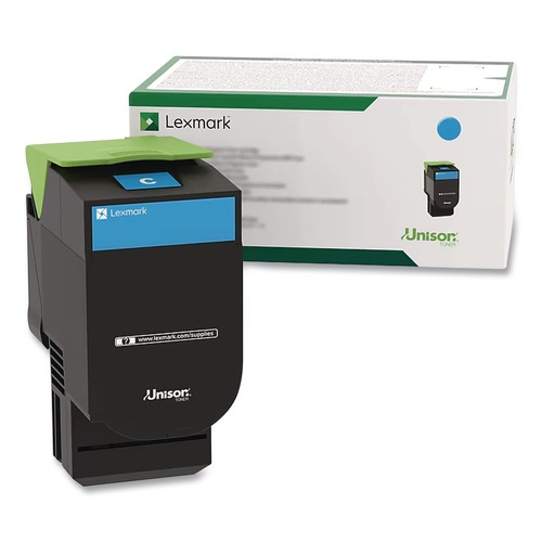 Ink & Toner | Lexmark 70C1HC0 70C1HC0 3,000 Page-Yield Return Program High-Yield Toner - Cyan image number 0