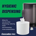 Office Jansan | Cascades PRO H153 Select 7.3 in. x 10 in. 2-Ply Center-Pull Paper Towels - White (6/Carton) image number 4