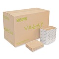 Bulk Savings Pricing 3 | Morcon Paper 5050VN Valay 6.3 in. x 8.85 in. 1-Ply Interfolded Napkins - Kraft (6,000/Carton) image number 0