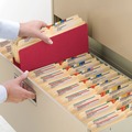 Office Jansan | Smead 73231 3.5 in. Expansion Colored File Pockets - Letter Size, Red image number 9